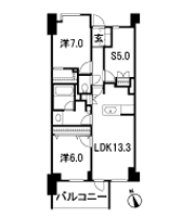 Floor: 2LDK + SR + WIC, the occupied area: 70.79 sq m, Price: 77,022,816 yen, now on sale