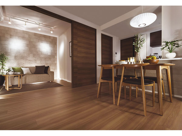 Living.  [living ・ dining ・ kitchen] Living room cozy space that brings the relaxation spreads ・ dining ・ kitchen.