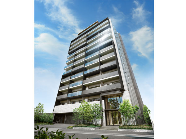 Shared facilities.  [Exterior CG] Though never too noticeable, Presence to quiet clearly place a credible claim. "List Residence Shibaura" is, It has been planning in such a concept. Stylish appearance, Monotone keynote to symbolize the city life can be exhibited free myself. Design is to only simple, But the unique and modern.