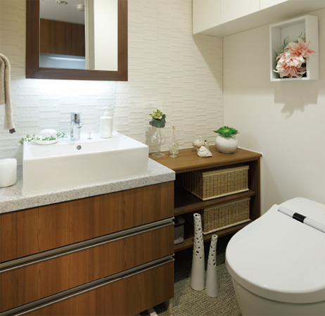 Bathing-wash room. SANITARY