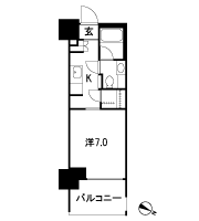 Floor: 1K + WIC, the occupied area: 25.16 sq m, Price: 33,200,000 yen, now on sale
