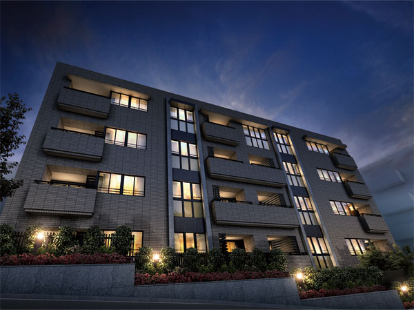 Features of the building.  [Grace worthy of the prologue to the time fine] Sharp appearance that was based on a straight line, Profoundness that spread to several layers by leveraging skillfully shadow, Draw a depth, Accompanied by a grace worthy of the prologue to the time fine. Combines the noble and calm, The appearance of "stance" is, It is feeling the time of well-being to spend here, Will not let even drifted majesty. (Exterior CG)