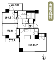 Floor: 2LDK + SIC, the occupied area: 61.09 sq m, Price: 57,900,000 yen, now on sale