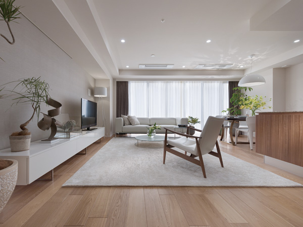 Living.  [living] (Model Room W-90N2 type ※ Including paid option / Application deadline Mu)