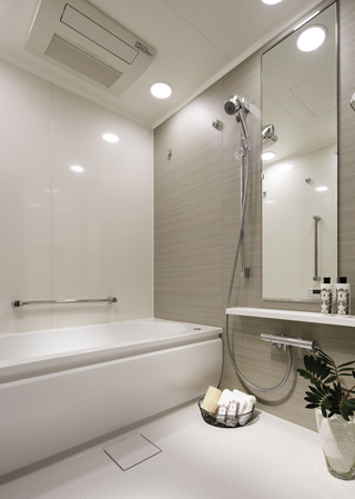 Bathing-wash room.  [Bath Room] (Model Room 70Da type)