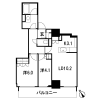 Floor: 2LDK, occupied area: 56.33 sq m, Price: TBD