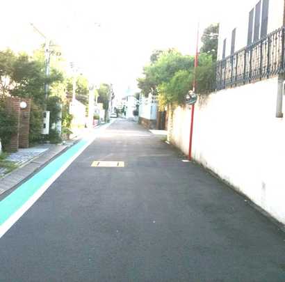 Local land photo. Frontal road 2013 August shooting