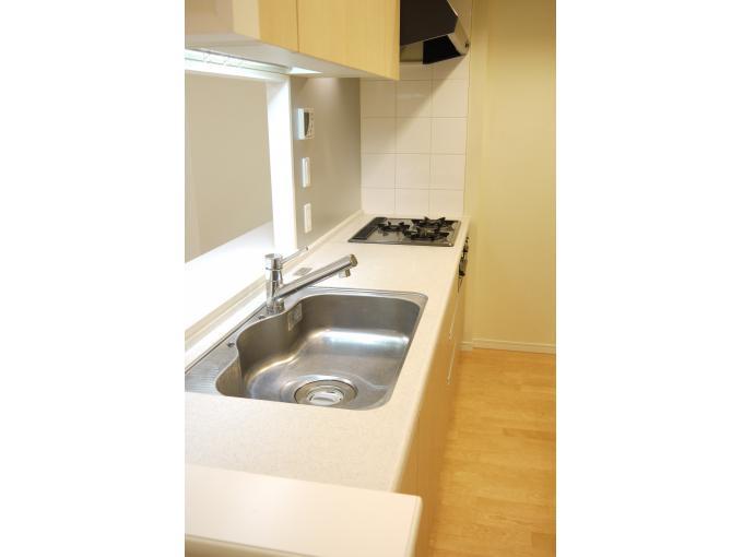 Kitchen. Disposer with system counter kitchen.