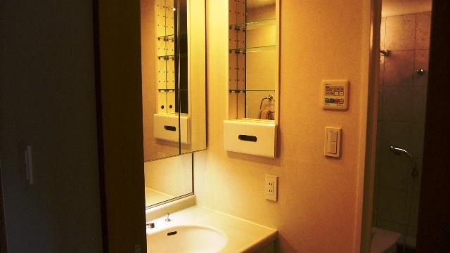 Wash basin, toilet. (December 2013) Shooting