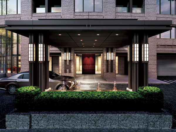 Buildings and facilities. In the city to continue to rapidly evolve, The residence continue to shine. Fusion of modern and classical, New York ・ Draw a Deco Park Mansion. It is loved throughout the ages, In pursuit of the beauty of the invariant. (Exterior CG)