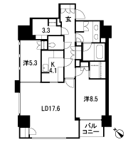 Floor: 2LDK + WiC + Sto, the occupied area: 93.98 sq m, Price: TBD