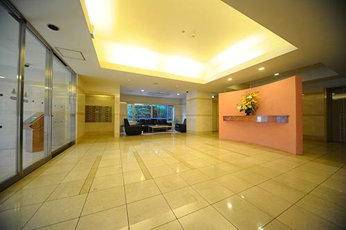 Entrance. To produce a feeling of luxury, such as a hotel.