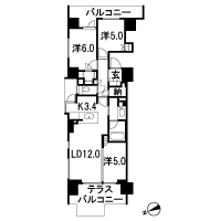 Floor: 3LD ・ K + N (storeroom) + WIC (walk-in closet), the area occupied: 70.1 sq m, Price: TBD