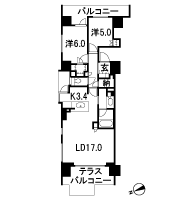 Floor: 2LD ・ K + N (storeroom) + WIC (walk-in closet), the area occupied: 70.1 sq m, Price: TBD