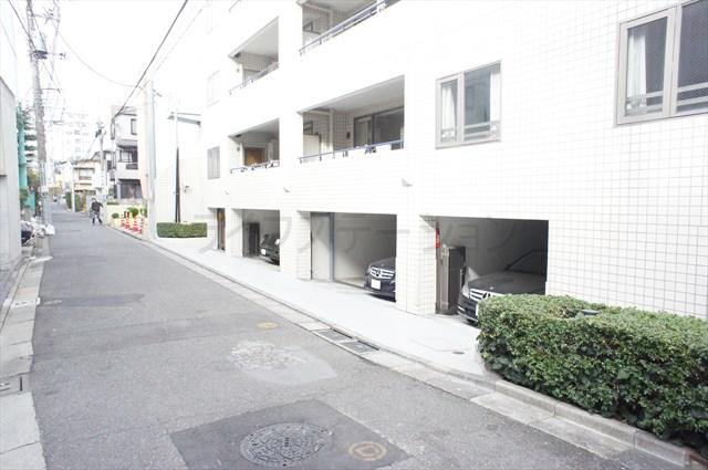 Parking lot. Common areas