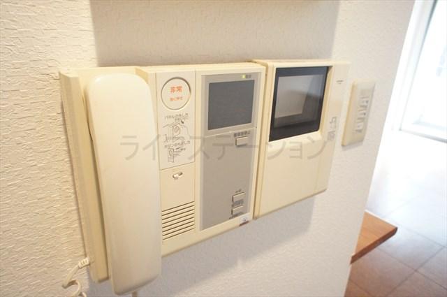 Security equipment. Monitor with intercom