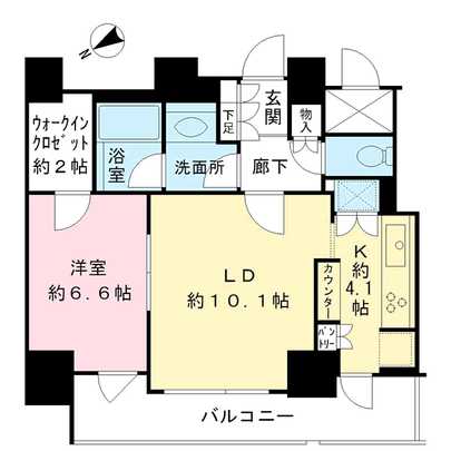 Floor plan. Shibaura, Minato-ku, Tokyo 2-chome