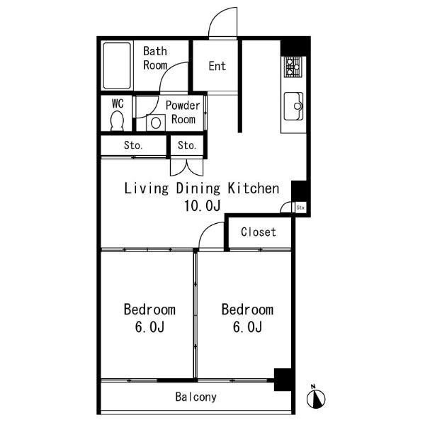 Floor plan. 2LDK, Price 33 million yen, Occupied area 47.94 sq m southwest Reform plan are available.