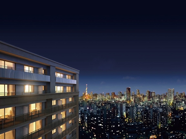 Other. Those that Exterior - Rendering (the Rendering and then from the shooting was view (October 2012 shooting) 20th floor local equivalent (the ground about 60m) was CG synthesis, In fact a slightly different)