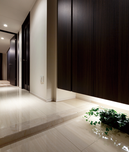 Other.  [Entrance] The entrance was installed an accommodating rich shoes cloak to show a widely refreshing entrance.