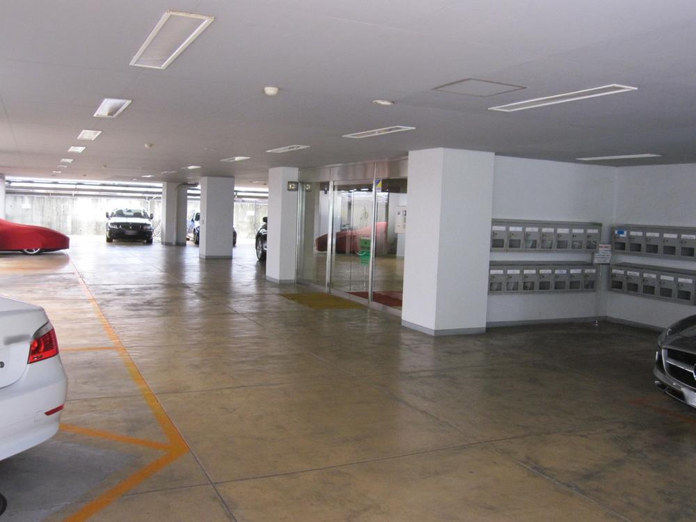 Parking lot. Flat parking