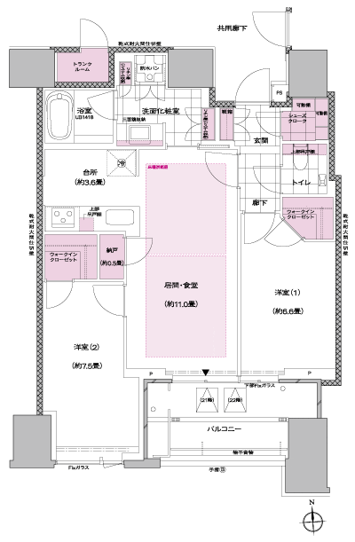 Floor: 2LDK + N + 2WIC + SC, occupied area: 70.53 sq m, Price: TBD