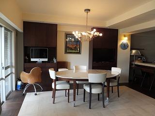 Living. Limestone pasting of living