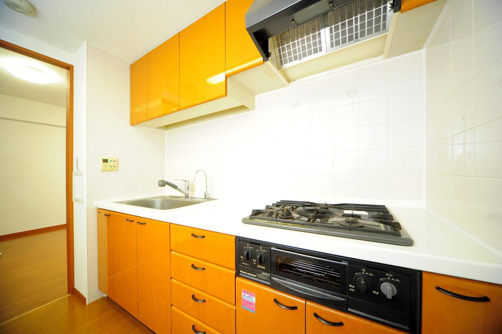 Kitchen. There is a window in the kitchen, Ventilation good.