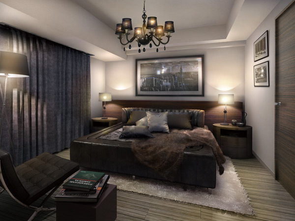 Interior.  [bedroom]  ※ H type Rendering