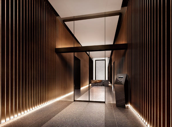 Shared facilities.  [Gently, Entrance Hall, which invites to the private residence] Entrance space hall with depth that has been wrapped in a serene. Mind is released each time to promote walking to the back, It makes me feeling a great relaxing visit soon. Peace to those who live, The visitor said to Yingbin space that brings a feeling of hope and elation. (Entrance Hall Rendering)