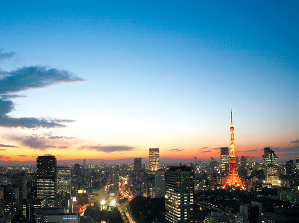 Surrounding environment. A symbol of the city ・ Tokyo Tower, Rainbow Bridge shine in sunset, City of skyscrapers ... the same properties of the biggest benefits to be built to want to become position referred to as the city center in the city center is, Is a luxury view to the sparkle of the city in hand (March 2007 from local rooftop shooting)