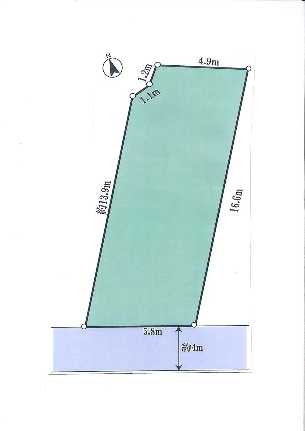 Compartment figure. Land price 125 million yen, Land area 89.31 sq m