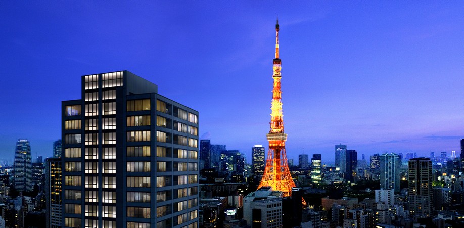 Exterior CG  ※ Photo is about than local 98m ・ In fact a somewhat different in those subjected to the CG work from the 29th floor equivalent in height to those shooting (May 2012). View ・ Landscape is different by each dwelling unit of each floor, It is not intended to be guaranteed in the future due to changes in the surrounding environment future. Also, Details of the appearance shape,  ・ Equipment, etc. does not represent.