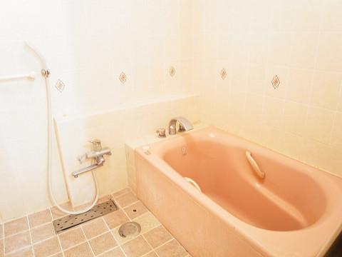 Bathroom. It is equipped with a handrail in bathtub, You can also bathe in peace children and the elderly