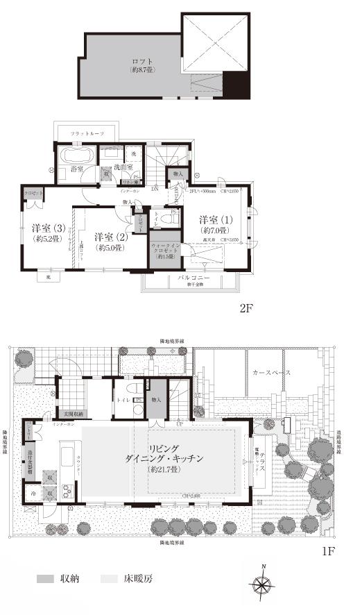 Floor plan. 60m to Inokashira Park