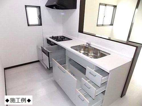 Same specifications photo (kitchen). (Kitchen construction cases)