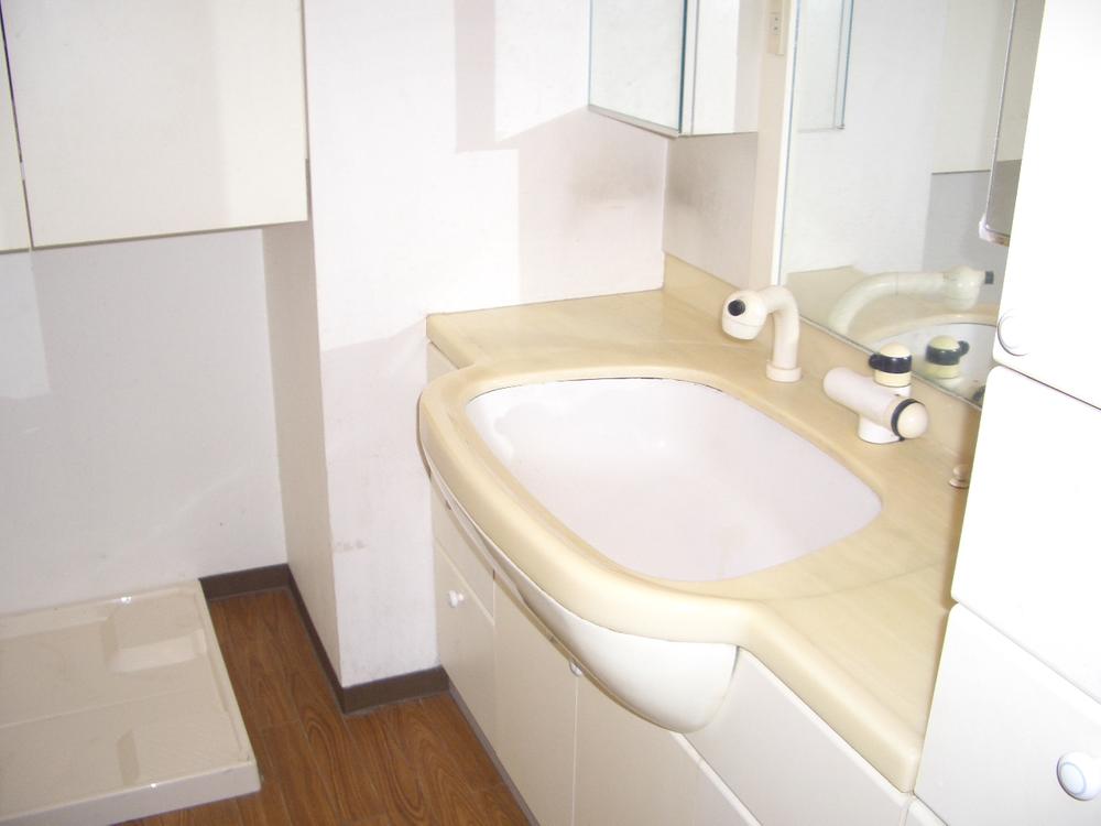 Wash basin, toilet. Clean wash basin