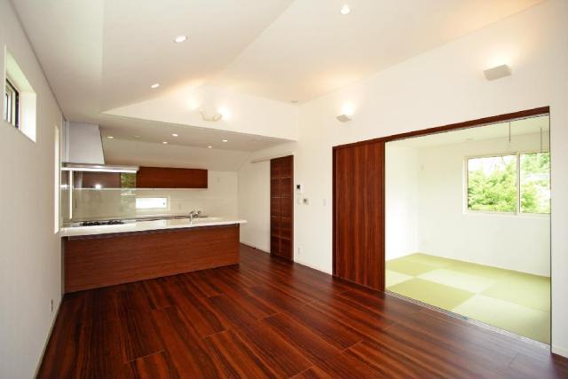 Building plan example (introspection photo). Condominium construction cases LDK