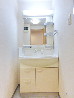 Washroom. Independent wash basin