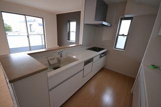 Kitchen. Seller example of construction Kitchen