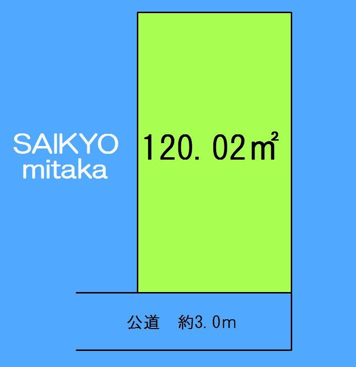 Compartment figure. Land price 42,800,000 yen, Land area 120.02 sq m