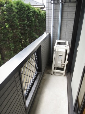 Balcony. The view from the balcony