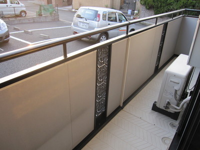 View. Bright balcony