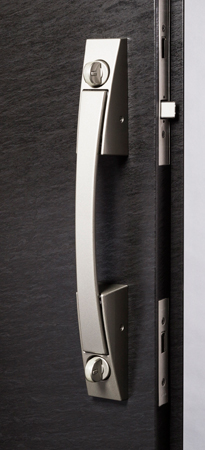 Security.  [Entrance door] Double Rock: adopt a double lock that can be locked up and down two places. Double lock function, It increases the sense of security of life. Switch type thumb turn: such as tools from a hole or gap that opened the door the plug, To prevent in advance the thumb once to perform the incorrect lock. Sickle dead lock: for further improvement of the crime prevention, Standard equipped with a sickle dead lock to increase the engagement of the door and the door frame. It prevents pry by bar. (Same specifications)