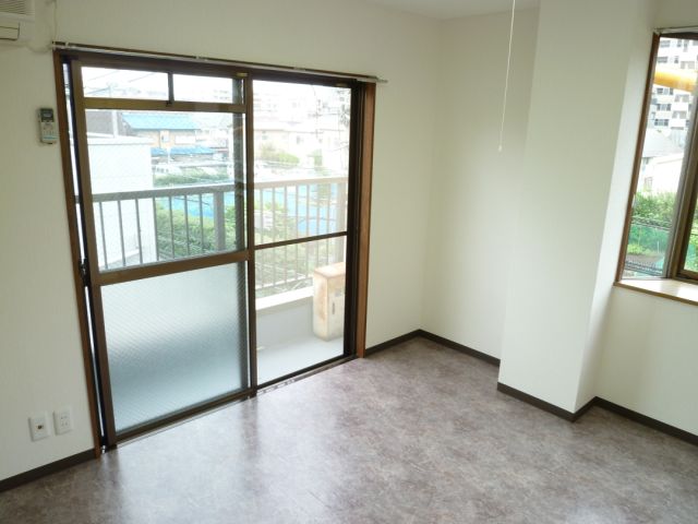 Living and room. Good day in the large windows