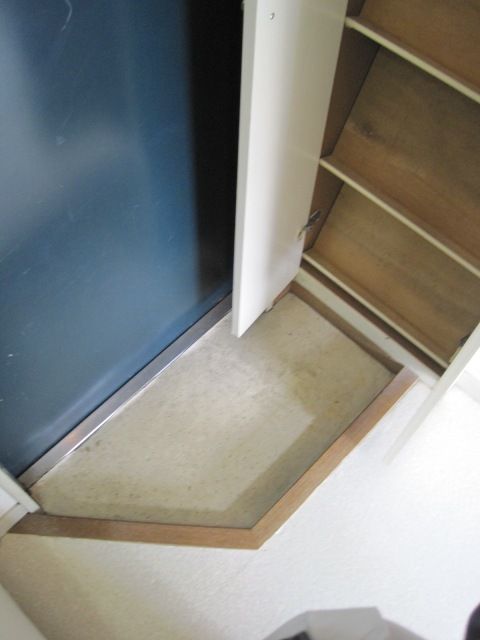 Entrance. It is a shoebox.