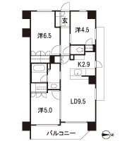 Floor: 3LDK, occupied area: 61.92 sq m, Price: 47,300,000 yen ~ 49,300,000 yen, now on sale