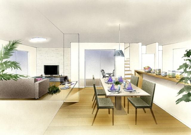 Entrance mirror that can check before going out Ya, Indoor clothes that Hoseru the laundry even on rainy days, Such as a hook, which is multiplied by such as school bags, Big attraction devised to comfort the living as well as easy-to-use floor plan is "Nordic House"