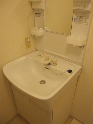 Washroom. Independent wash basin