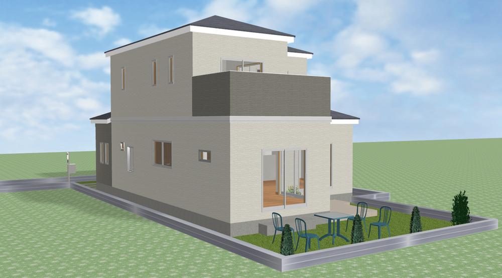 Building plan example (Perth ・ appearance). Building plan example (one household)